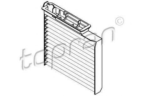 Фильтр, воздух во внутренном пространстве TOPRAN / HANS PRIES 700 462 (фото 1)