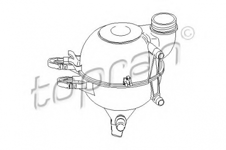 Компенсационный бак, охлаждающая жидкость TOPRAN / HANS PRIES 722 677 (фото 1)
