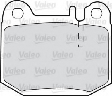 Комплект тормозных колодок, дисковый тормоз Valeo 598719 (фото 1)
