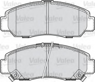 Комплект тормозных колодок, дисковый тормоз Valeo 598887 (фото 1)