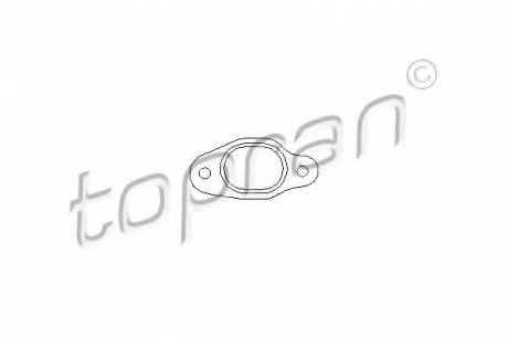 Прокладка впускного/выпускного коллектора TOPRAN / HANS PRIES 100318 (фото 1)