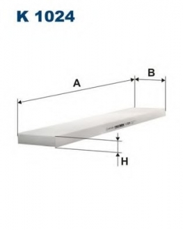 Фильтр, воздух во внутренном пространстве FILTRON K1024 (фото 1)