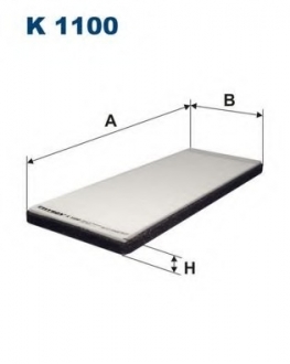 Фильтр, воздух во внутренном пространстве FILTRON K1100 (фото 1)