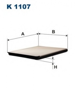 Фільтр салону FILTRON K1107 (фото 1)