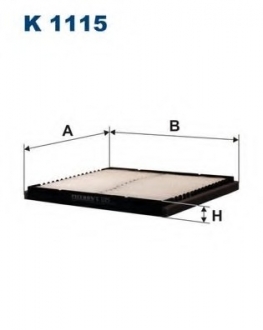 Фильтр, воздух во внутренном пространстве FILTRON K1115 (фото 1)
