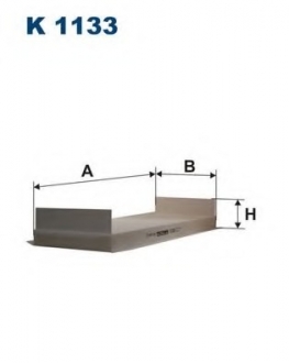 Фильтр, воздух во внутренном пространстве FILTRON K1133 (фото 1)