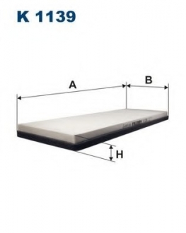Фильтр, воздух во внутренном пространстве FILTRON K1139 (фото 1)