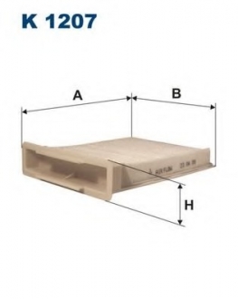 Фильтр, воздух во внутренном пространстве FILTRON K1207 (фото 1)