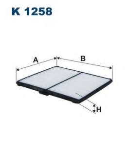 Фільтр салону FILTRON K1258 (фото 1)