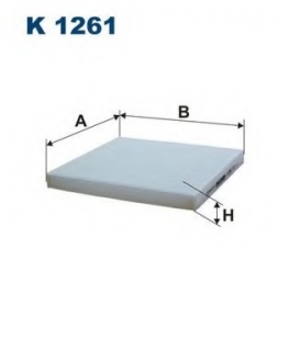 Фильтр, воздух во внутренном пространстве FILTRON K1261 (фото 1)