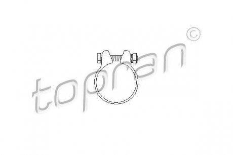 Соединительные элементы, система выпуска TOPRAN / HANS PRIES 103 024 (фото 1)