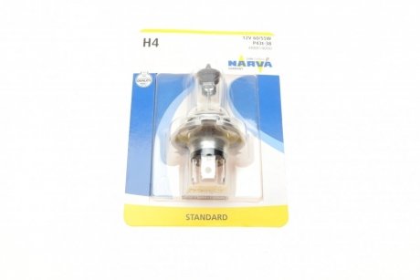 Лампа H4 12V 60/55W (1 шт в блистере) NARVA 488814000 (фото 1)