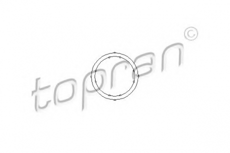 Прокладка, фланец охлаждающей жидкости TOPRAN / HANS PRIES 100 721 (фото 1)