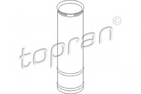Захисний ковпак / пильовик, амортизатор TOPRAN / HANS PRIES 110 906 (фото 1)