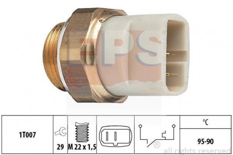 Термовыключатель вентилятора радиатора EPS 1 850 027 (фото 1)