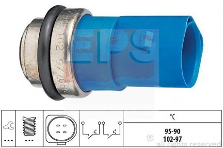 Термовыключатель вентилятора радиатора EPS 1 850 692 (фото 1)