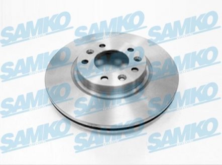 Тормозная диск передний 283/26 P407/607 SAMKO P1004V (фото 1)