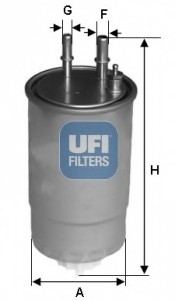 Паливний фільтр 24.ONE.0B UFI 24ONE0B (фото 1)