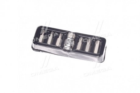 Набор насадок отверточных : "TORX-T", L = 30 мм. адаптер 1/2 ". 7 шт. [24/72], шт(про-во) YATO YT0416 (фото 1)