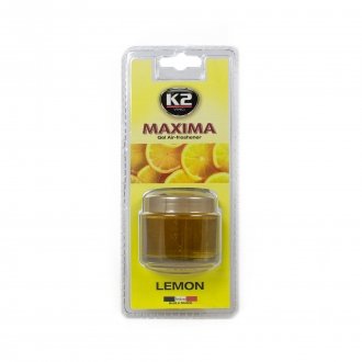 Гелевий ароматизатор (освіжувач) повітря "лимон" / VINCI MAXIMA LEMON 50ML K2 V605 (фото 1)