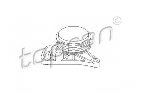 Ролик натяжний TOPRAN / HANS PRIES 109 156 (фото 1)