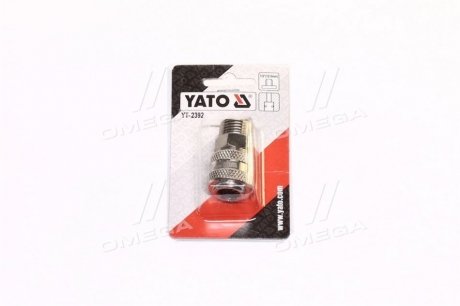 Швидкознімна муфта із зовніш. різьбленням o = 1/2" YATO YT2392 (фото 1)