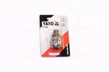 Швидкознімна муфта з внутр. різьбленням o = 3/8" YATO YT2394 (фото 1)