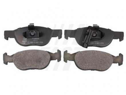 Колодки тормозные дисковые передние комплект FIAT Brava 95-01, Bravo 95-01, Marea 96-02 FAST FT29004 (фото 1)