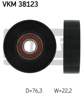 Натяжной ролик, поликлиновой ремень SKF VKM 38123 (фото 1)