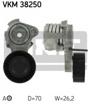 Натяжной ролик, поликлиновой ремень SKF VKM 38250 (фото 1)