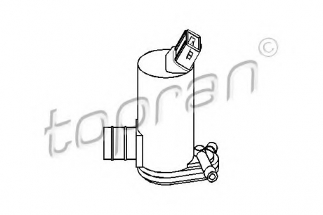 Водяной насос, система очистки окон TOPRAN / HANS PRIES 300 635 (фото 1)