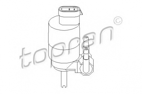 Насос води, система очищення вікон TOPRAN / HANS PRIES 700 174 (фото 1)