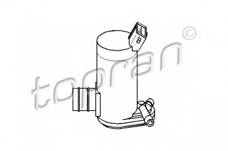 Водяной насос, система очистки окон TOPRAN / HANS PRIES 720 301 (фото 1)
