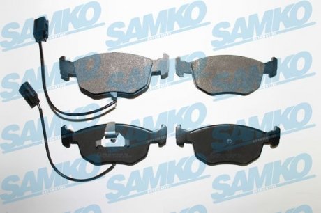 Колодки тормозные дисковые, комплект SAMKO 5SP745 (фото 1)