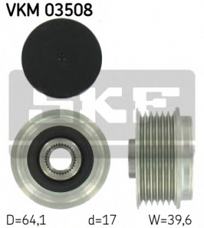 Механизм свободного хода генератора SKF VKM 03508 (фото 1)