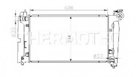 Радіатор THERMOTEC D72023TT (фото 1)