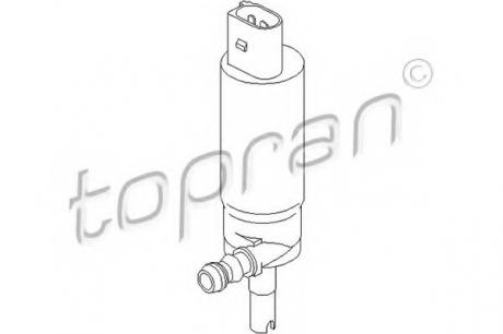 Водяной насос, система очистки фар TOPRAN / HANS PRIES 110 472 (фото 1)