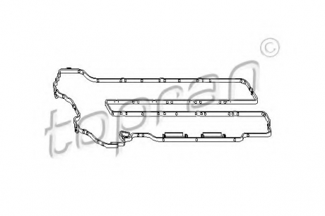 Прокладка, крышка головки цилиндра TOPRAN / HANS PRIES 206 513 (фото 1)