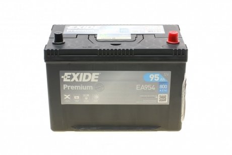 Аккум. батарея 95ah 800a 306/173/222 EXIDE EA954 (фото 1)