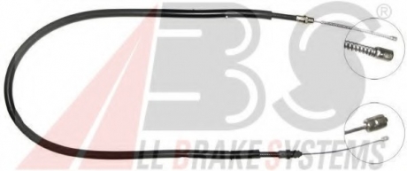 Трос ручного гальма (задній) Clio 90-98 A.B.S. K11116 (фото 1)