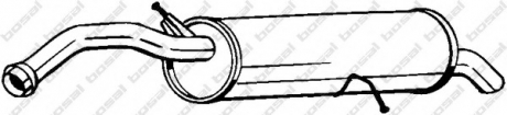 Глушитель выхлопных газов конечный BOSAL 135-093 (фото 1)