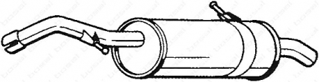 Задній. глушник,випускна сист. BOSAL 135-117 (фото 1)