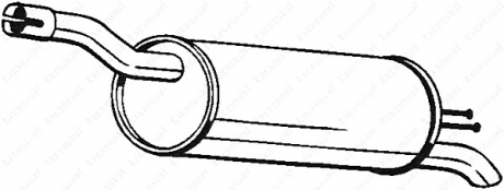 Глушитель выхлопных газов конечный BOSAL 148-383 (фото 1)