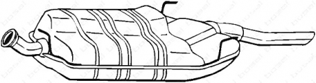 Глушитель выхлопных газов конечный BOSAL 215-831 (фото 1)