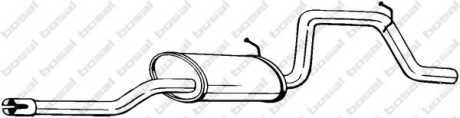 Глушник вихлопних газів (кінцевий) BOSAL 281-527 (фото 1)