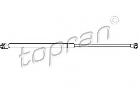 Пружина газова (амортизатор кришки багажника) TOPRAN / HANS PRIES 109 902 (фото 1)