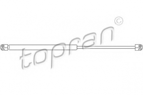 Пружина газова (амортизатор кришки багажника) TOPRAN / HANS PRIES 205 422 (фото 1)