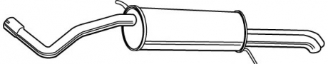 Глушник вихлопних газів (кінцевий) WALKER 23345 (фото 1)