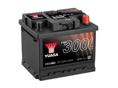 Стартерная аккумуляторная батарея YUASA YBX3063 (фото 1)