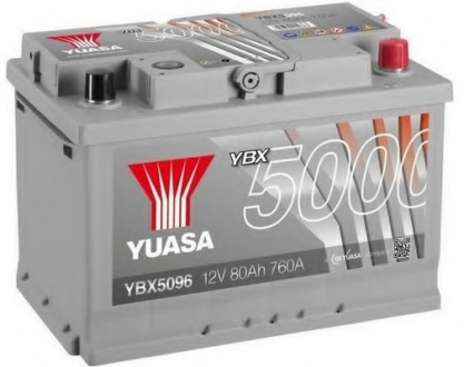 Стартерная аккумуляторная батарея YUASA YBX5096 (фото 1)